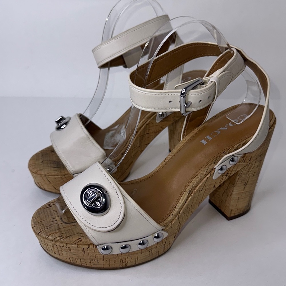 COACH PLATFORM ALANNA size 10 - Picture 1 of 8